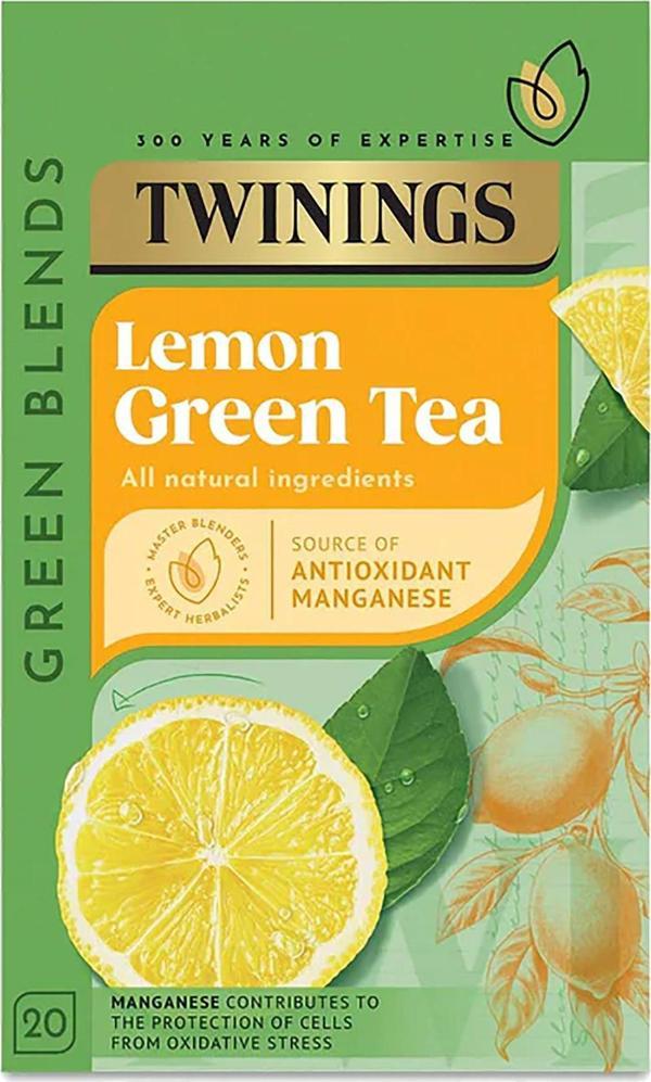 Twinings Yeşil Çay & Limon Bardak Poşet Çay 20 Adet - Image 1