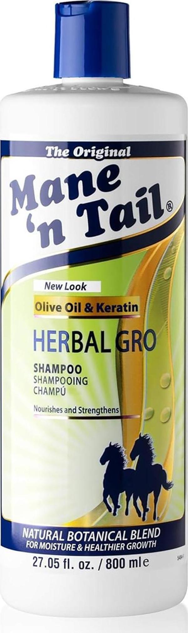 Mane'n Tail Herbal Gro Şampuan 800ML - Image 1