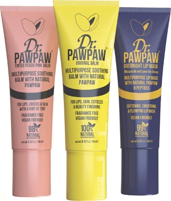 Dr.Pawpaw Mini Luxe Collection Dudak Bakım Paketi 3 Adet - Image 1