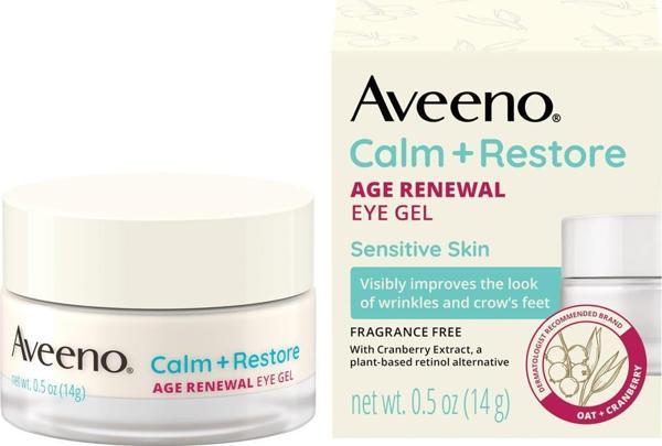 Aveeno Calm + Restore Age Renewal Jel Göz Altı Kremi 14GR - Image 1
