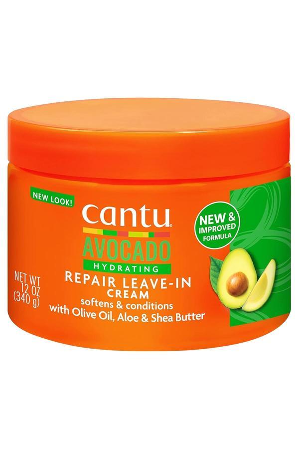 Cantu Avokado Yağlı Nemlendirici Onarıcı Durulanmayan Saç Kremi 340GR - Image 1