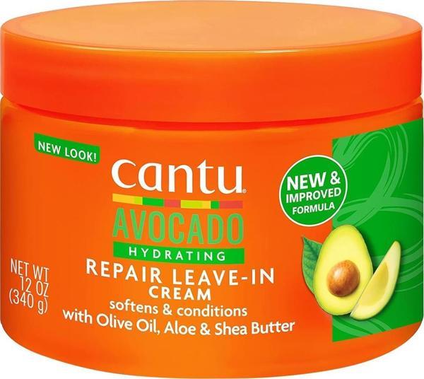 Cantu Avokado Yağlı Nemlendirici Onarıcı Durulanmayan Saç Kremi 340GR - Image 1