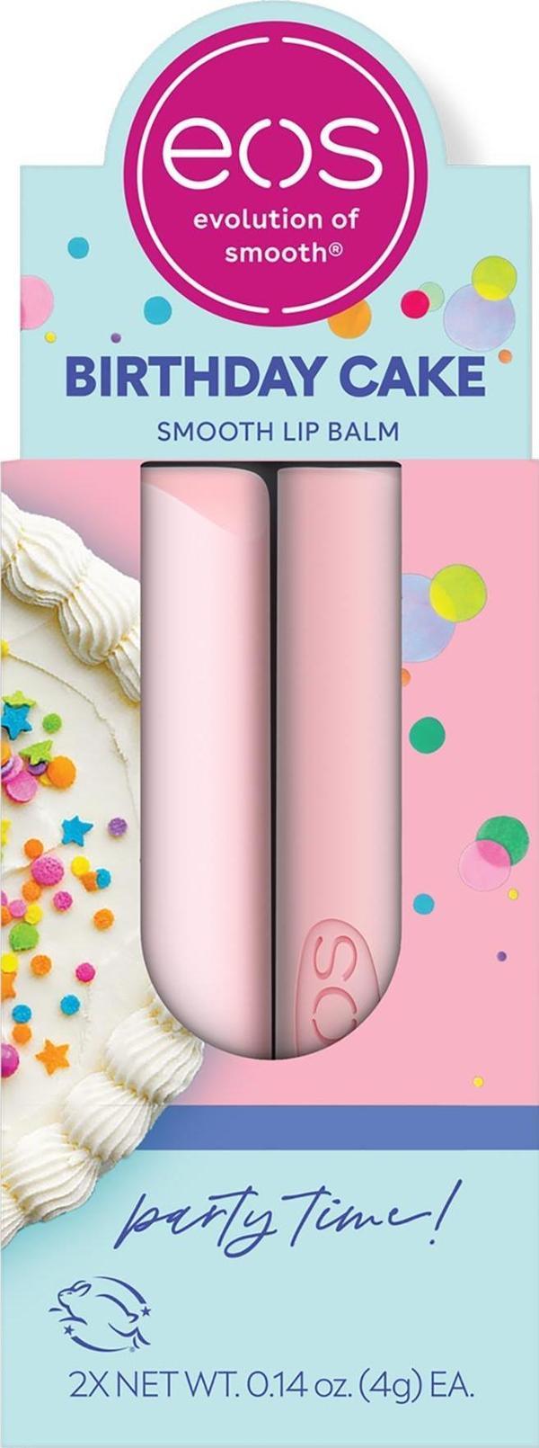 Eos Lip Balm Birthday Cake 2'li Dudak Balsamı 2x4GR - Image 1