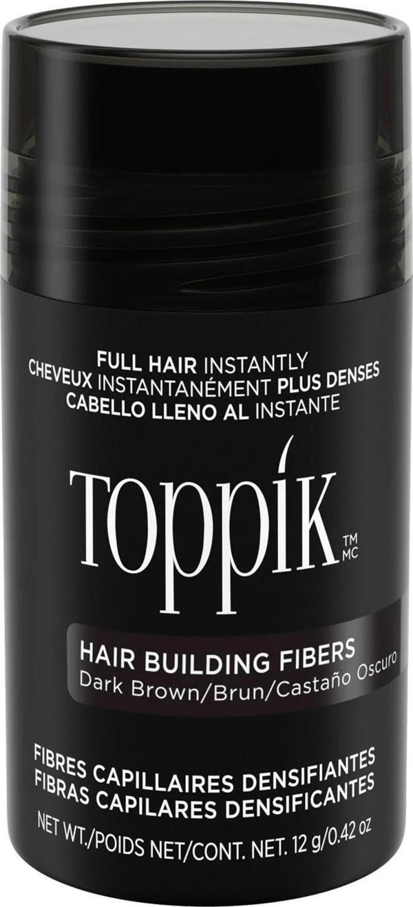 Toppik Hair Building Fibers Koyu Kahverengi 12GR - Image 1