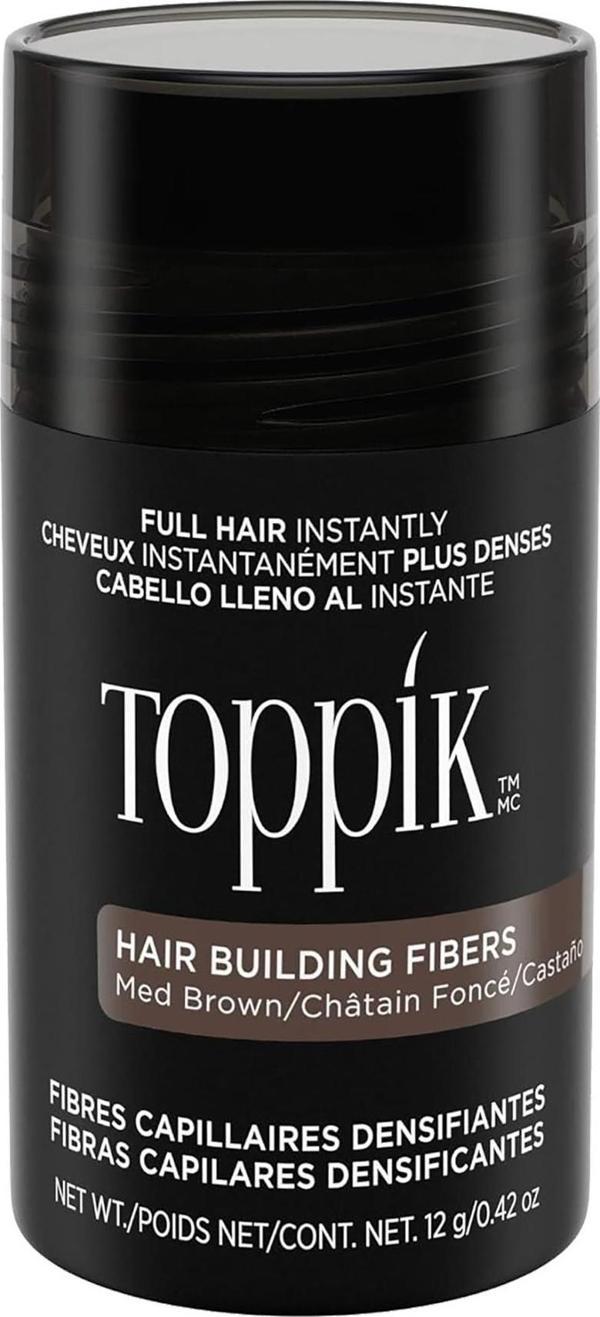 Toppik Hair Building Fibers Orta Kahverengi 12GR - Image 1