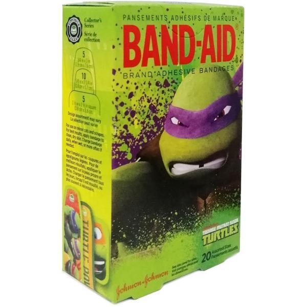 Band Aid Turtles Yara Bandı 20 Adet Karışık Ölçü - Image 1