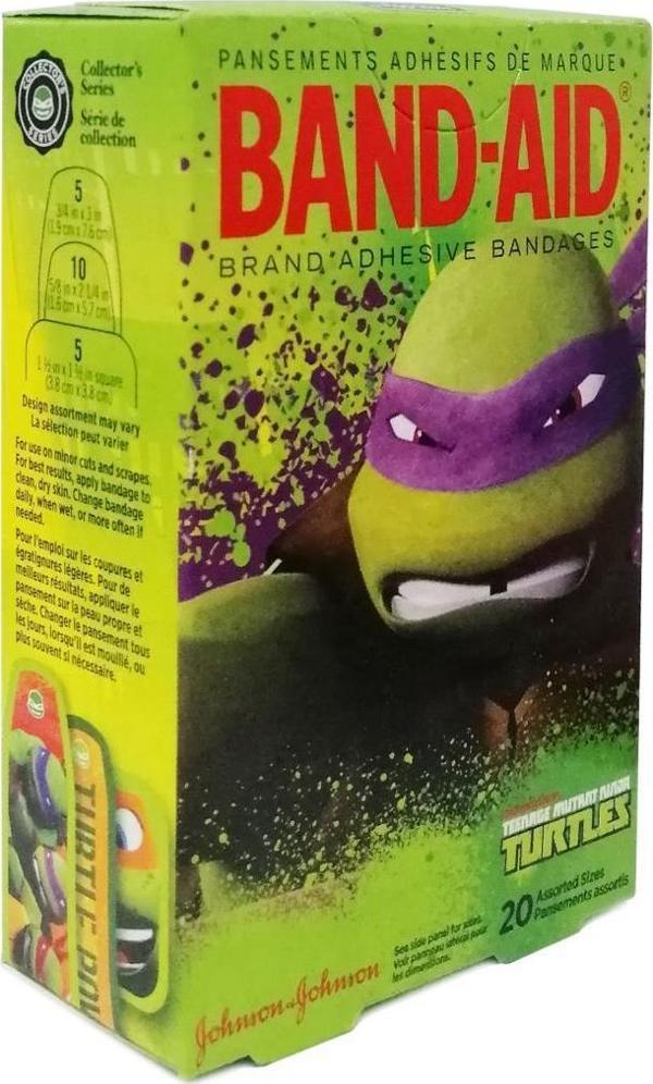 Band Aid Turtles Yara Bandı 20 Adet Karışık Ölçü - Image 1