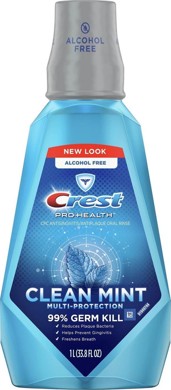 Crest Pro-Health Clean Mint Ağız Bakım Suyu 1LT - Image 1