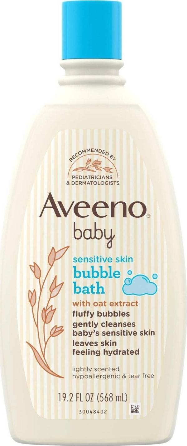 Aveeno Baby Sensitive Skin Banyo Köpüğü 568ML - Image 1