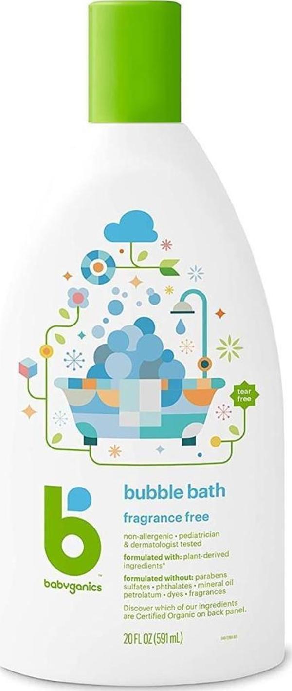 Babyganics Banyo Köpüğü Kokusuz 591ML - Image 1