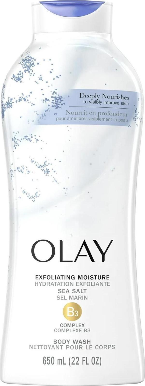 Olay Deniz Tuzlu Peeling Etkili Duş Jeli 650ML - Image 1