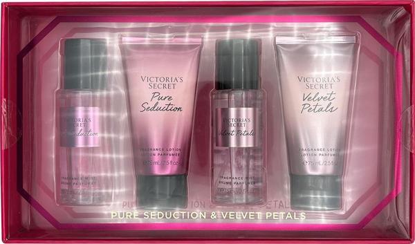 Victoria's Secret Pure Seduction & Velvet Petals Set 4x75ML - Image 1