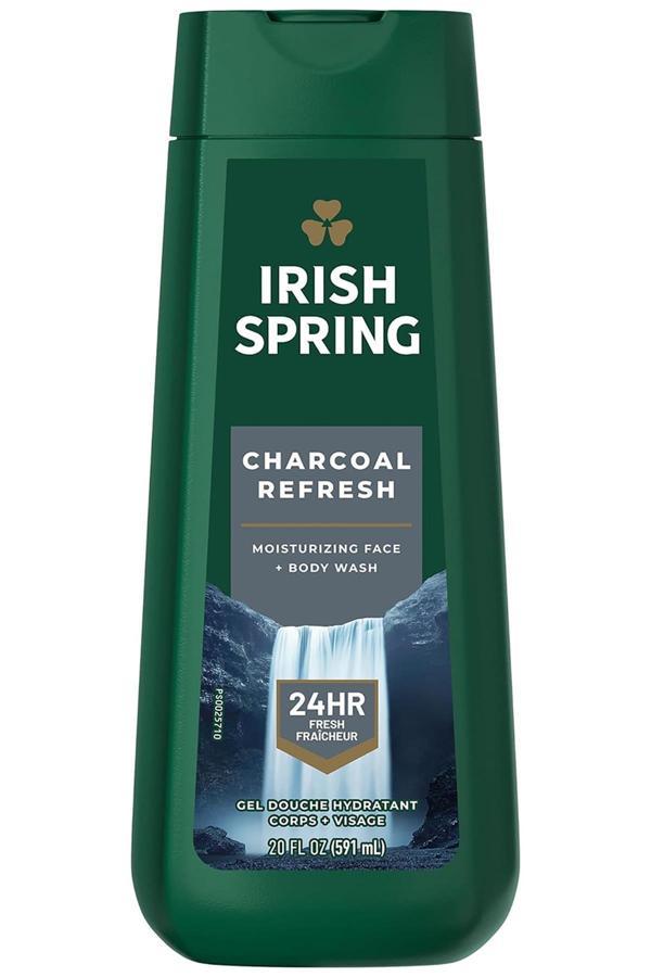 Irish Spring Charcoal Refresh Nemlendirici Yüz ve Vücut Yıkama 591ML - Image 1