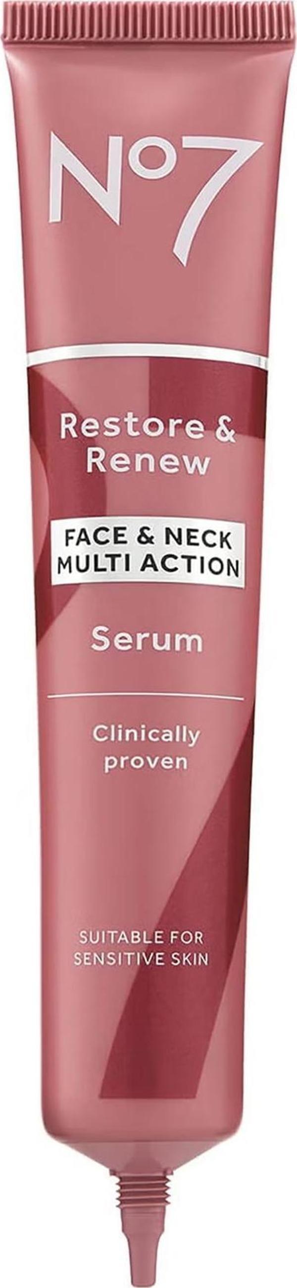 No7 Restore & Renew Yüz ve Boyun Serumu 15ML - Image 1