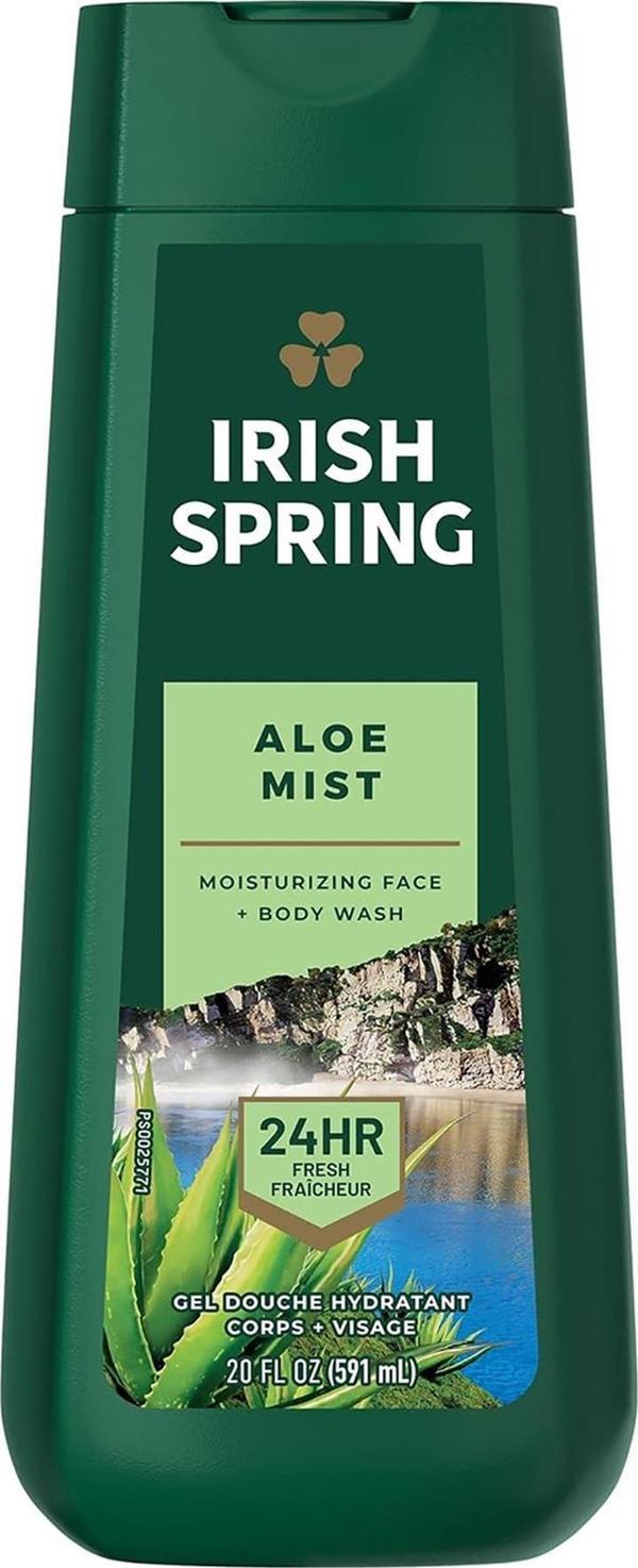 Irish Spring Aloe Mist Nemlendirici Yüz ve Vücut Yıkama 591ML - Image 1