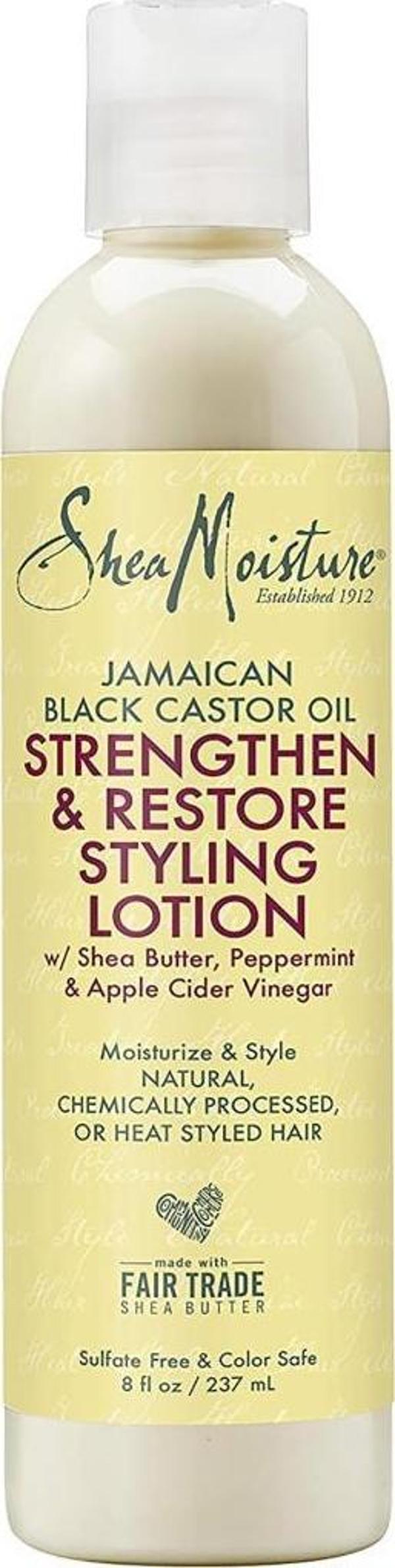 Shea Moisture Jamaican Black Castor Oil Güçlendirici ve Onarıcı Şekillendirici Losyon 237ML - Image 1