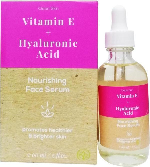 Clean Skin Vitamin E + Hyaluronic Acid Yüz Serumu 60ML - Image 1