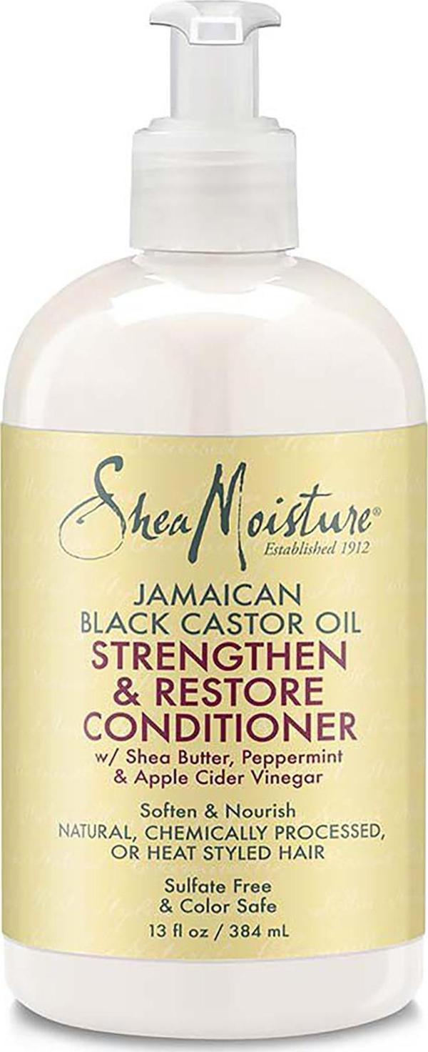 Shea Moisture Jamaican Black Castor Oil Güçlendirici ve Onarıcı Saç Kremi 384ML - Image 1