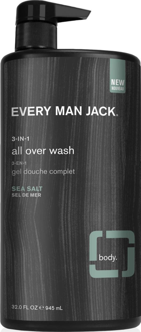 Every Man Jack 3in1 Sea Salt Şampuan + Saç Kremi + Vücut Şampuanı 945ML - Image 1