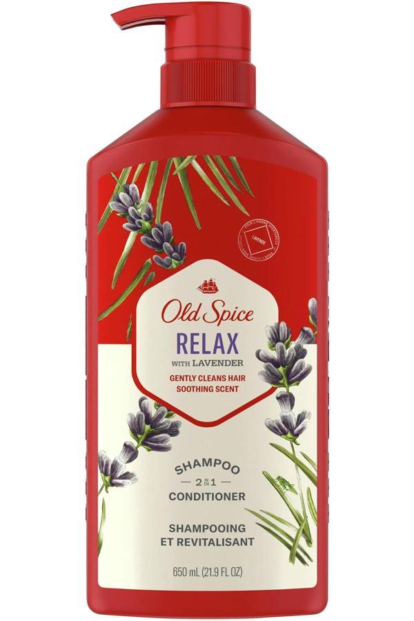 Old Spice Relax With Lavender 2in1 Şampuan ve Saç Kremi 650ML - Image 1