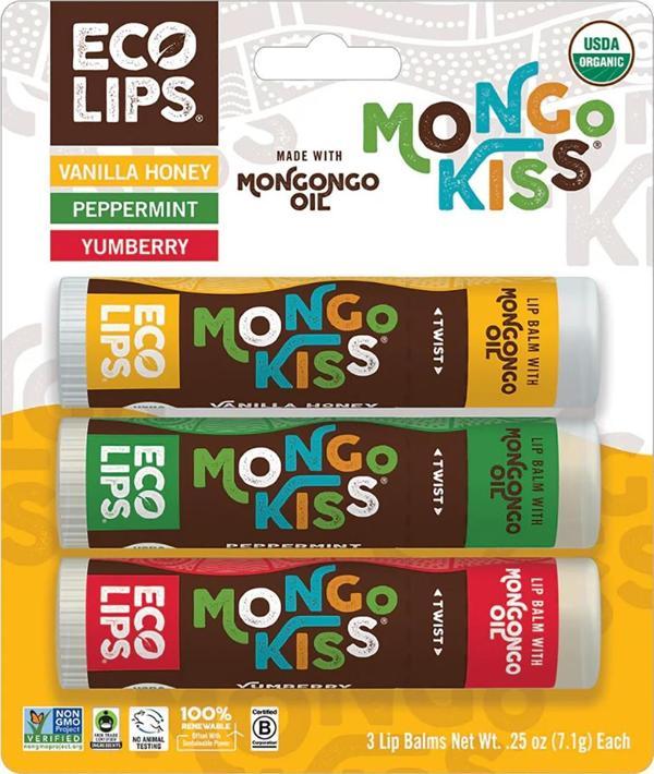 Eco Lips Mongo Kiss Dudak Balsamı Çeşit Paketi 3 Adet - Image 1