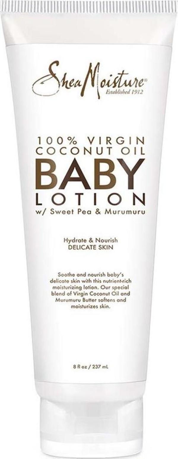 Shea Moisture Baby %100 Saf Hindistan Cevizi Yağlı Bebek Losyonu 237ML - Image 1
