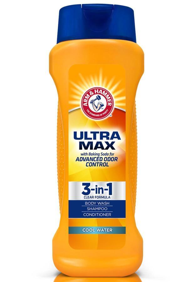 Arm & Hammer Ultra Max Cool Water 3in1 Duş Jeli + Şampuan + Saç Kremi 665ML - Image 1