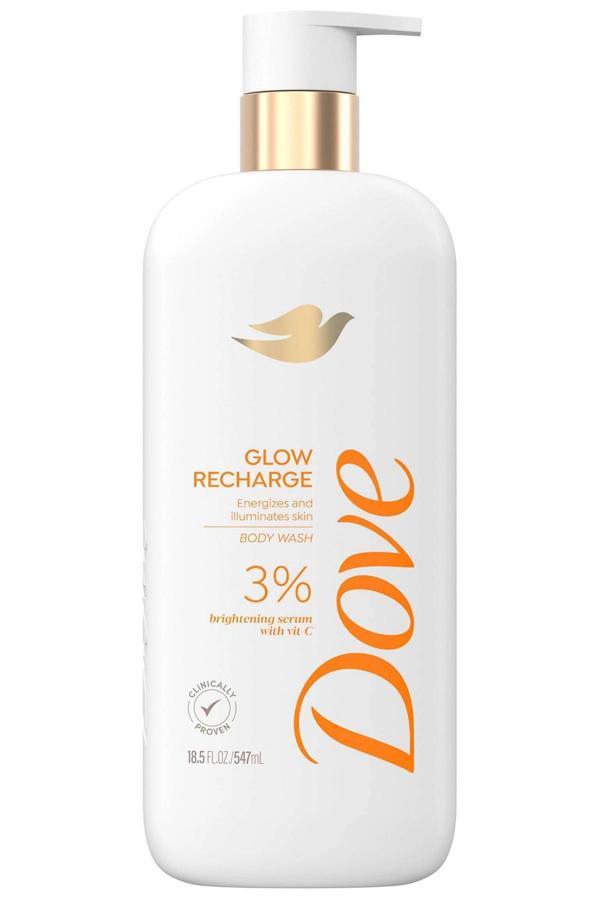 Dove Glow Recharge %3 Brightening Serum Vücut Şampuanı 547ML - Image 1