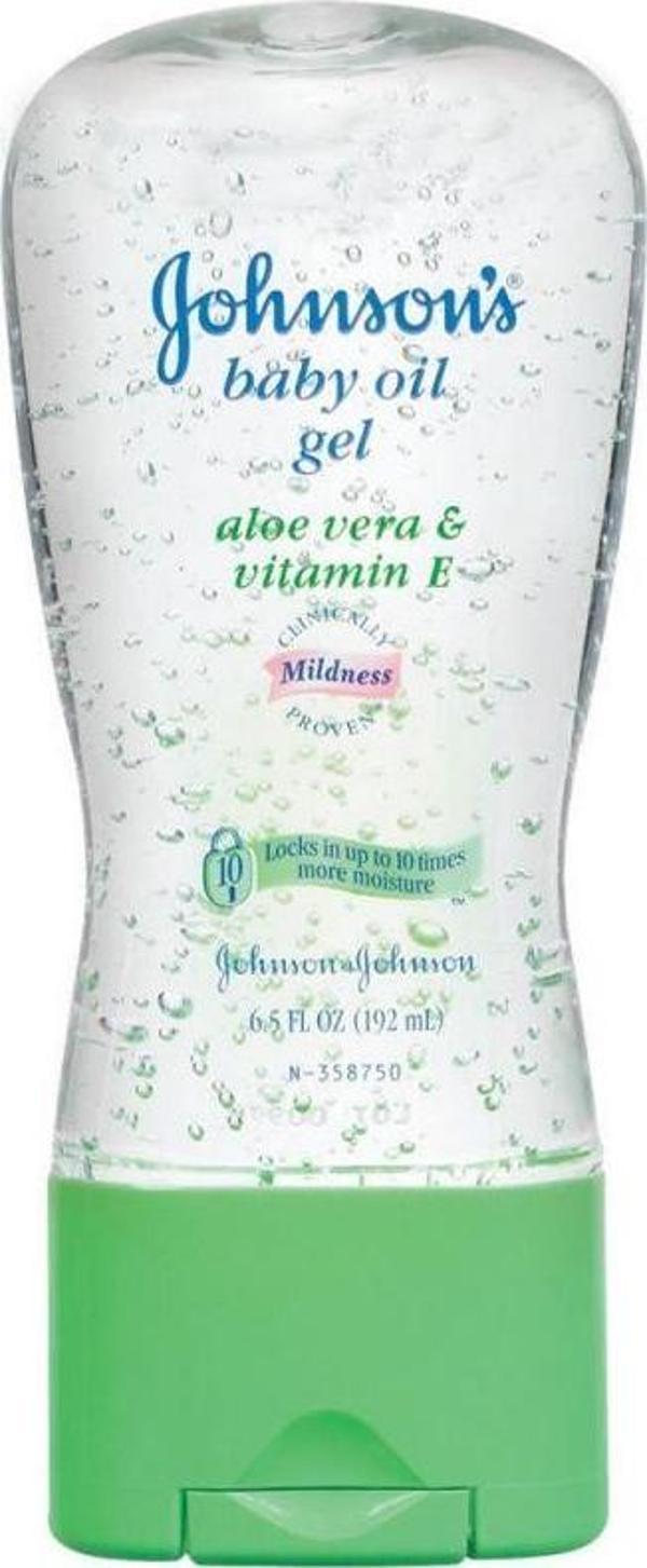 Johnson's Baby Aloe Vera ve Vitamin E Bebek Yağı Jel 192ML - Image 1