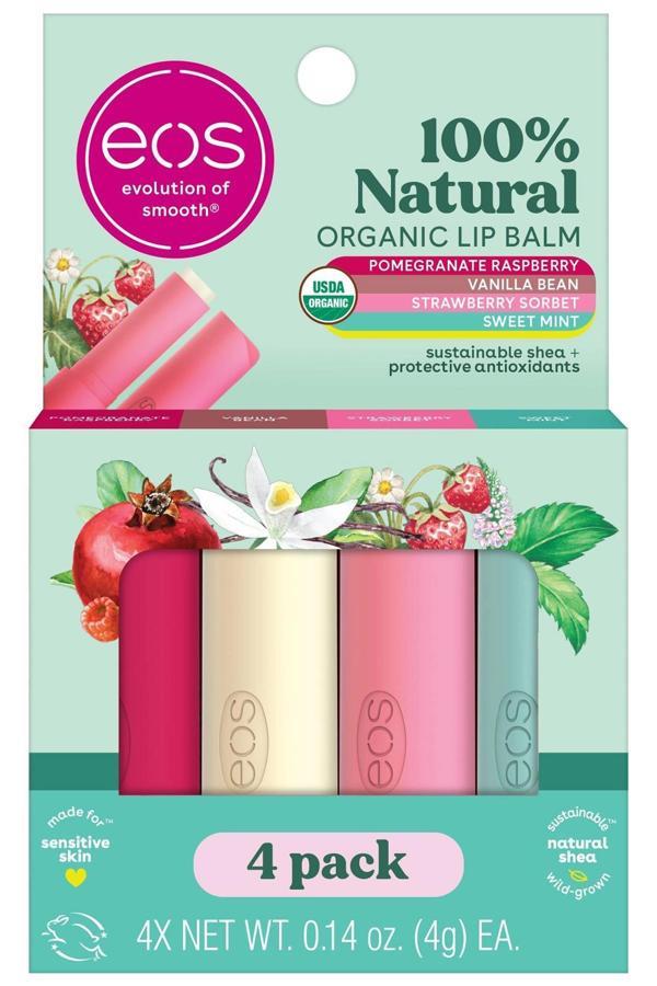 EOS Lip Balm Dudak Balsamı Çeşit Paketi 4 Adet - Image 1
