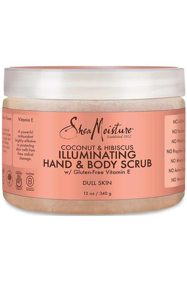 Shea Moisture Coconut & Hibiscus Aydınlatıcı El ve Vücut Peelingi 340GR - Image 1