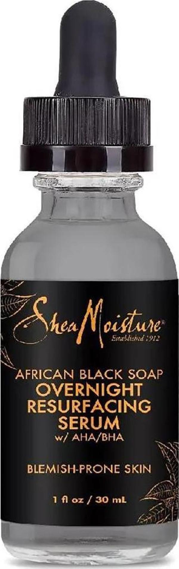 Shea Moisture Afrika Siyah Sabunu Gece Boyu Yenileyici Yüz Serumu 30ML - Image 1