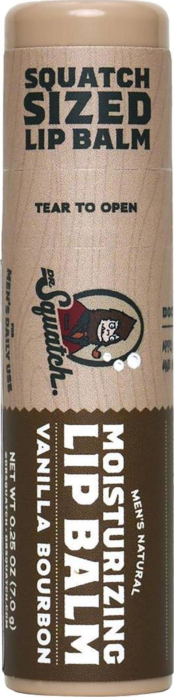 Dr.Squatch Men's Vanilla Bourbon Nemlendirici Dudak Balsamı 7GR - Image 1