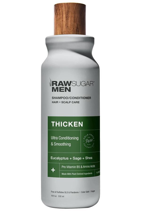 Raw Sugar Men Thicken Şampuan ve Saç Kremi 532ML - Image 1