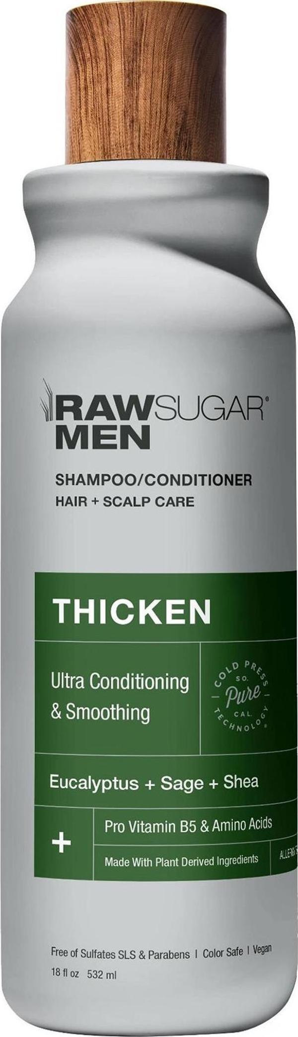 Raw Sugar Men Thicken Şampuan ve Saç Kremi 532ML - Image 1