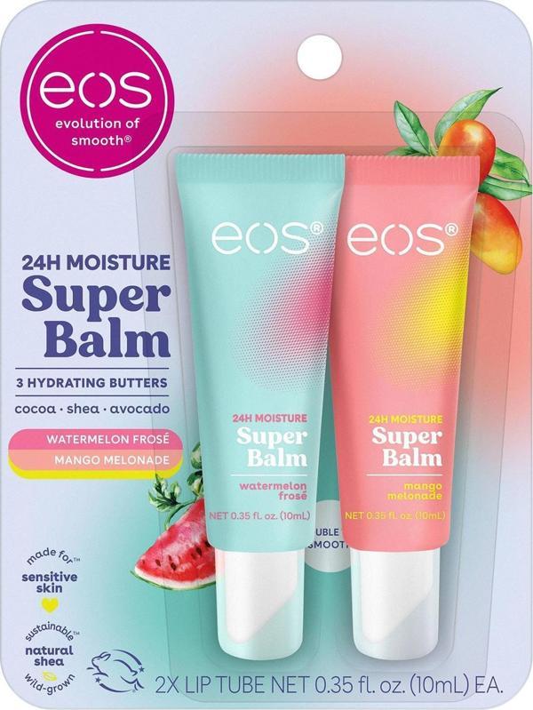 EOS Lip Balm Watermelon Frose + Mango Melonade 2'li Dudak Balsamı 2x10ML - Image 1