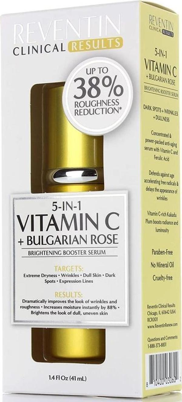 Reventin 5-in-1 Vitamin C + Bulgarian Rose Yüz Serumu 41ML - Image 1
