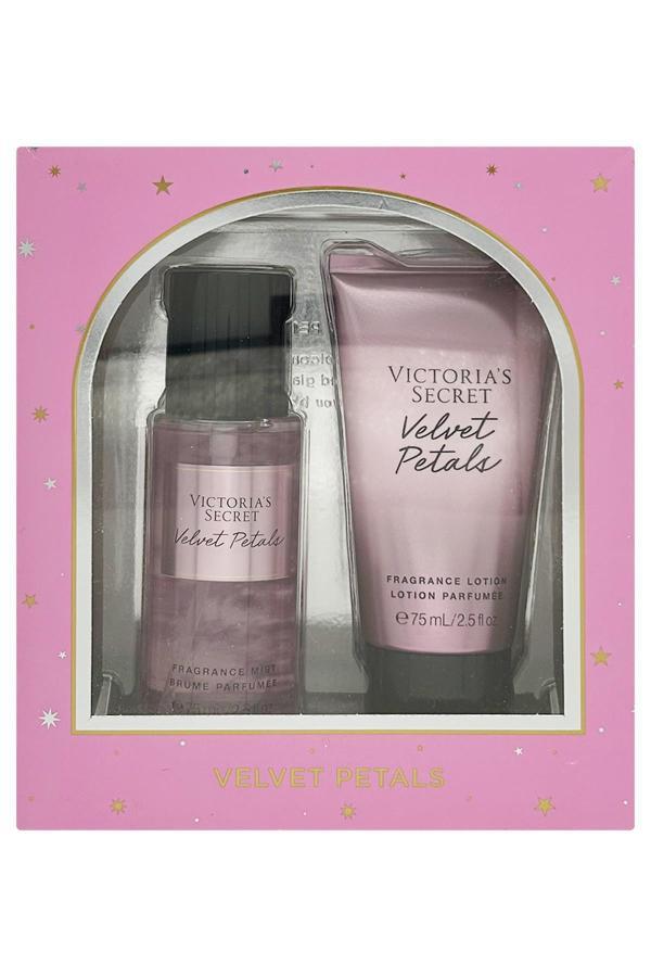 Victoria's Secret Velvet Petals Vücut Spreyi ve Losyonu İkili Hediye Seti - Image 1