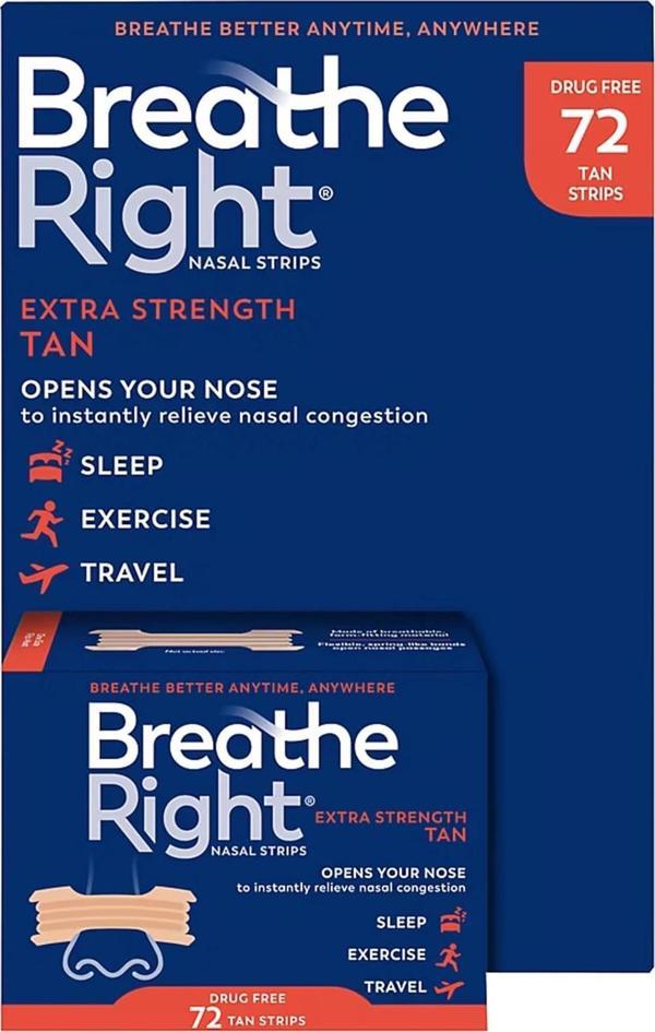 Breathe Right Burun Bandı Ten Rengi 72 Adet - Image 1
