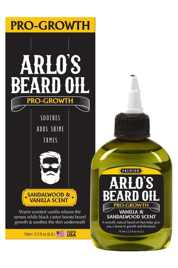 Arlo's Pro-Growth Sandal Ağacı ve Vanilya Kokulu Sakal Yağı 75ML - Image 1