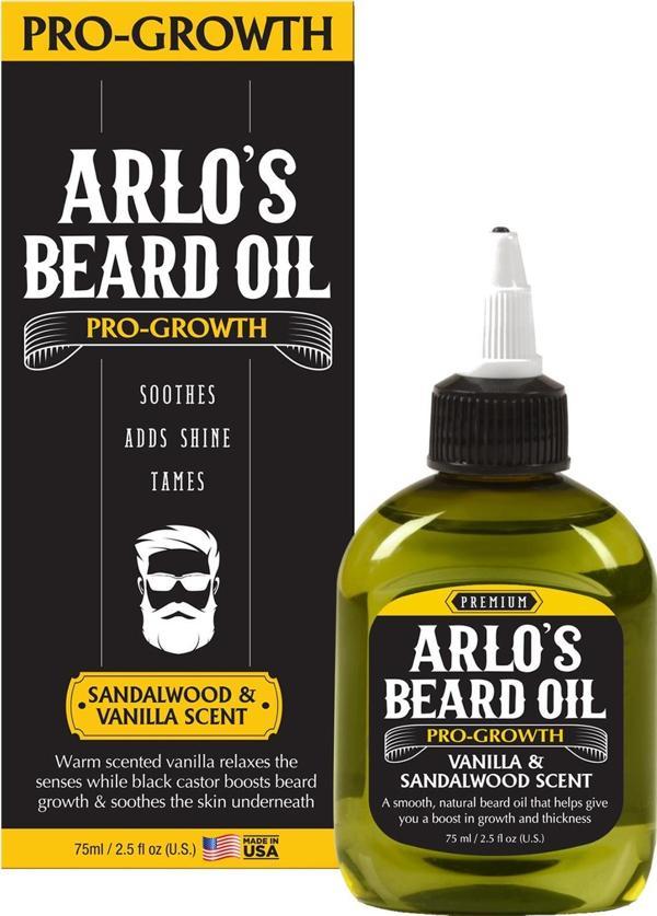 Arlo's Pro-Growth Sandal Ağacı ve Vanilya Kokulu Sakal Yağı 75ML - Image 1
