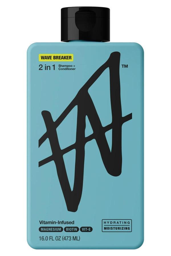 W Labs Wave Breaker 2'si 1 Arada Nemlendirici Şampuan ve Saç Kremi 473ML - Image 1