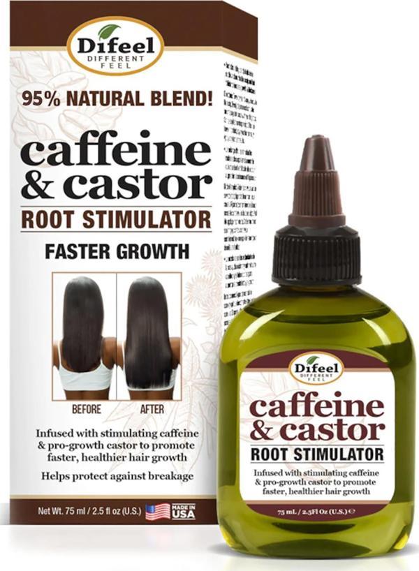 Difeel Caffeine & Castor Saç Bakım Solüsyonu 75ML - Image 1