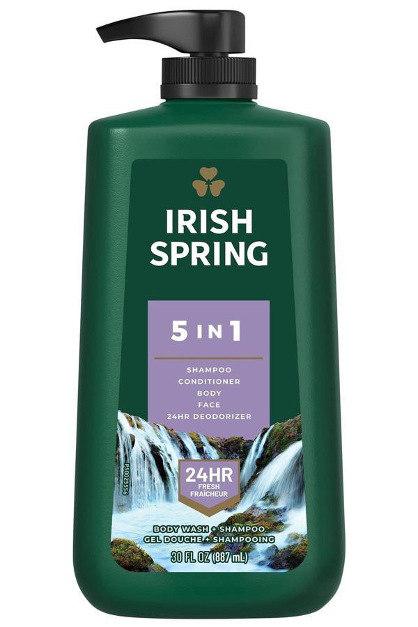 Irish Spring 5in1 Şampuan + Tüm Vücut Yıkama 887ML - Image 1