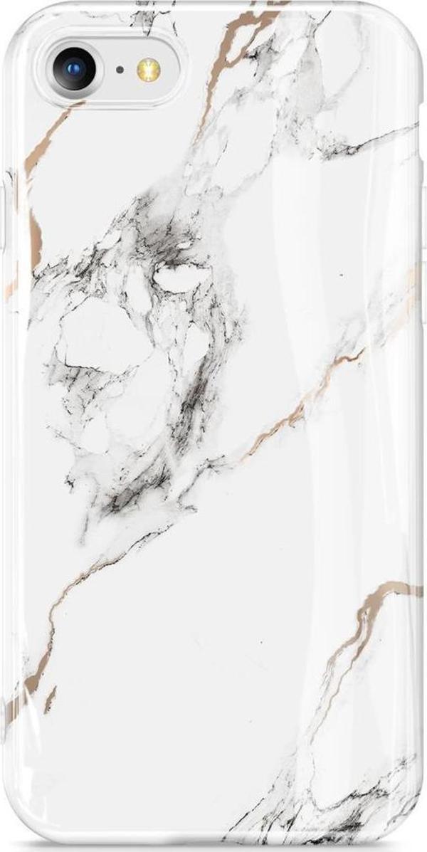 Gviewin iPhone SE 2020/7/8 Telefon Kılıfı White/Gold - Image 1