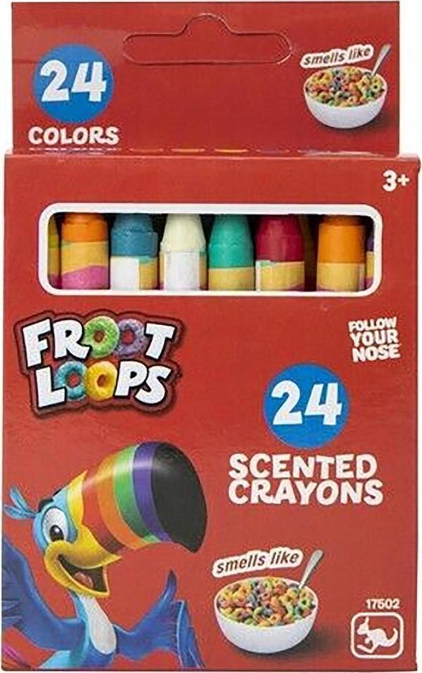 Froot Loops Scented 24 Renk Pastel Boya - Image 1
