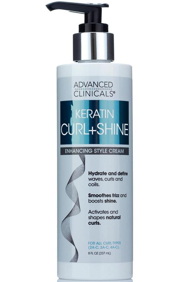 Advanced Clinicals Keratin Bukle+Parlaklık Kazandıran Şekillendirici Saç Kremi 237ML - Image 1