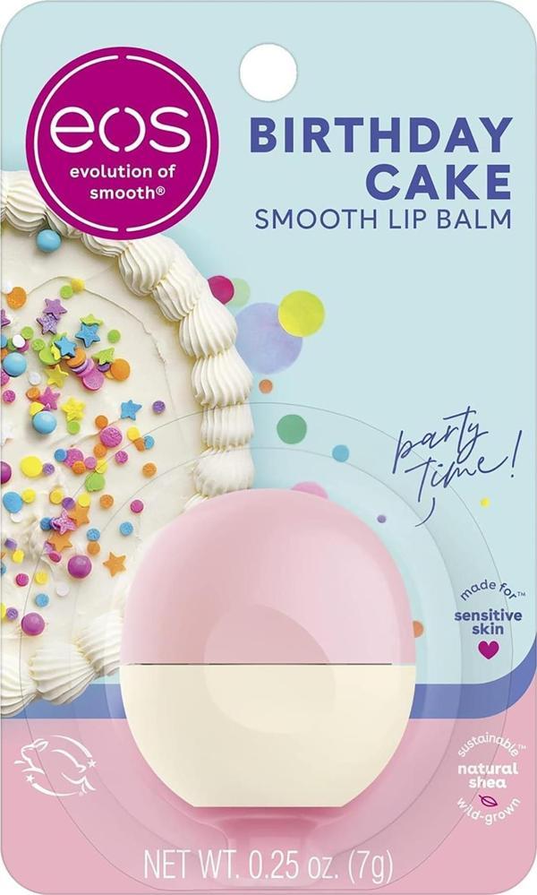 EOS Birthday Cake Lip Balm 7GR - Image 1