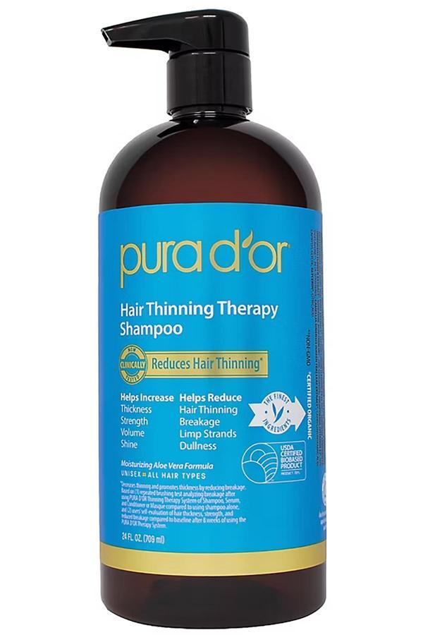 Pura D'or İnce Telli Saçlar İçin Lavanta & Vanilya Kokulu Şampuan 709ML - Image 1