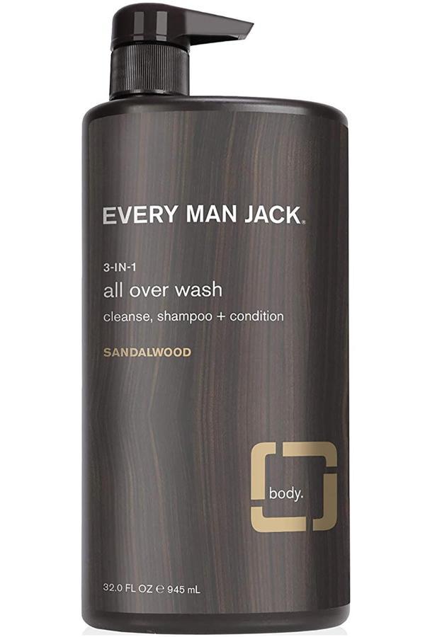 Every Man Jack 3in1 Sandalwood Şampuan + Saç Kremi + Vücut Şampuanı 945ML - Image 1